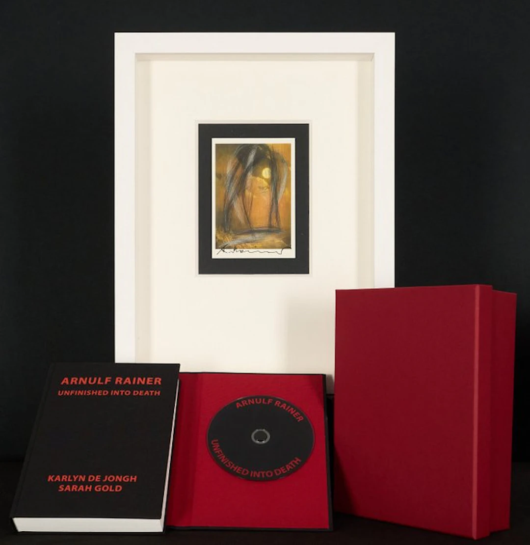 Arnulf Rainer (1929) - signierte Art Card „Attersee“...