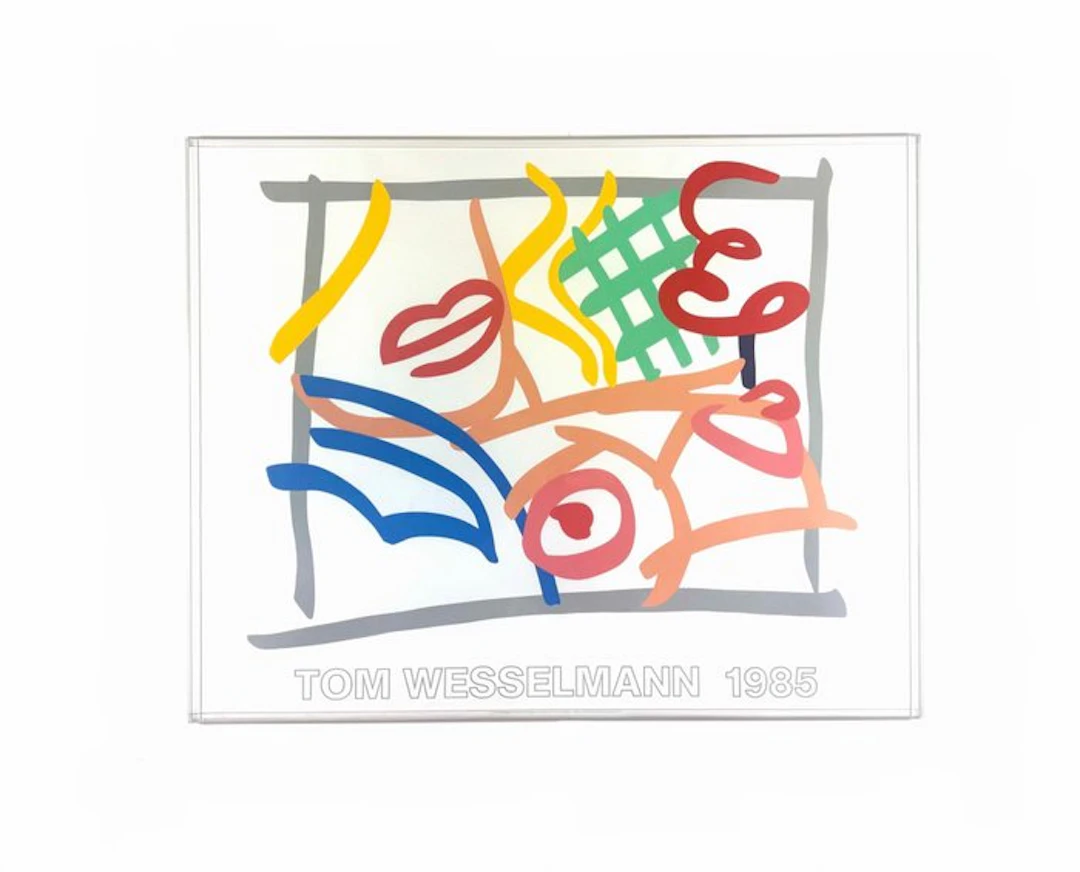 Tom Wesselmann - Original Large Vintage Tom Wesselmann Poster, 1985