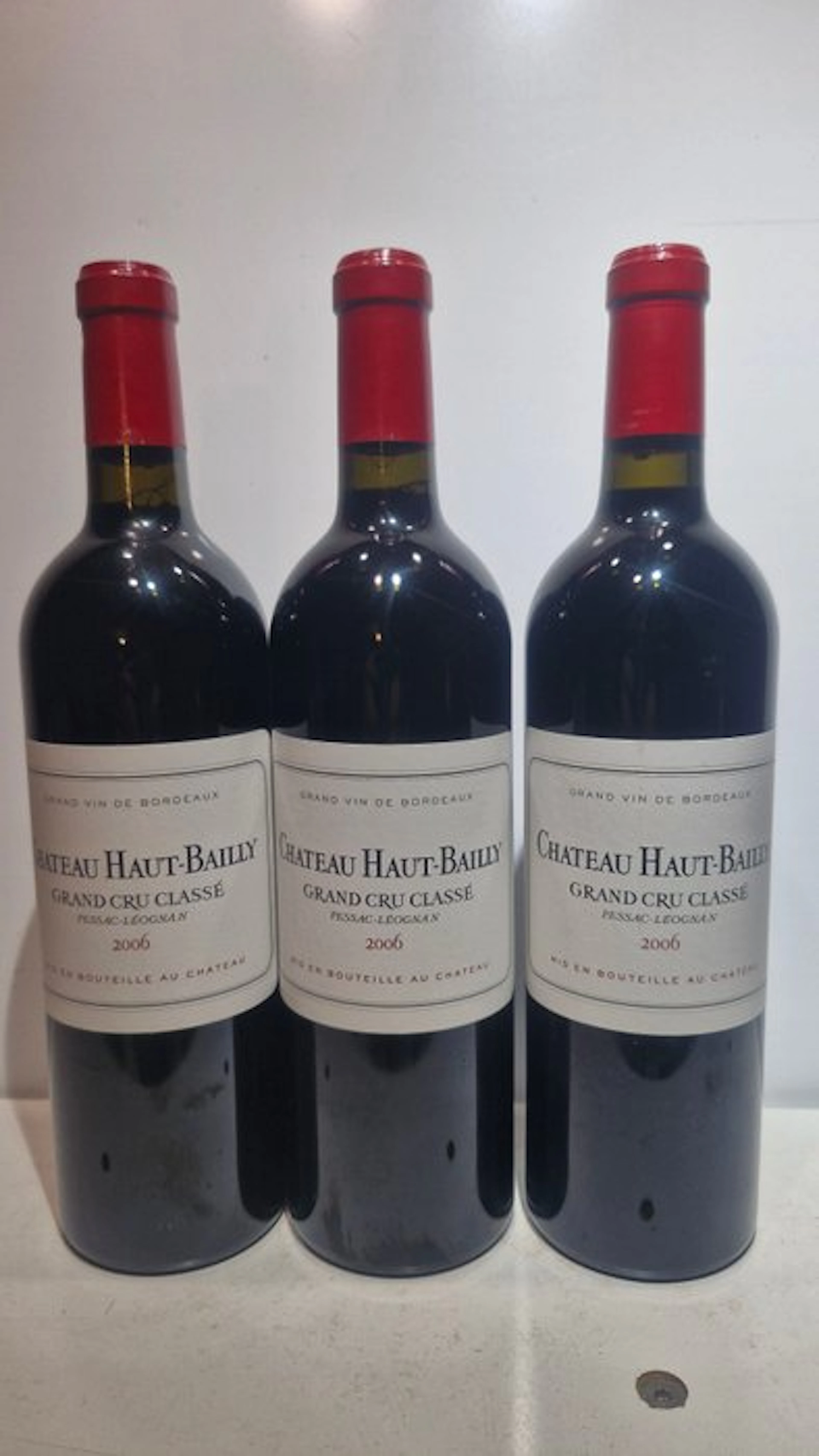 2006 Château Haut-Bailly - Pessac-Léognan Grand Cru Classé - 3 Bottles (0.75L)