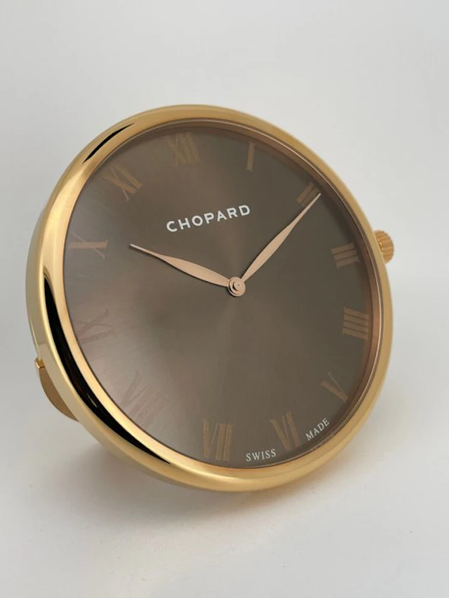 Table clock - Chopard - Contemporary Steel
