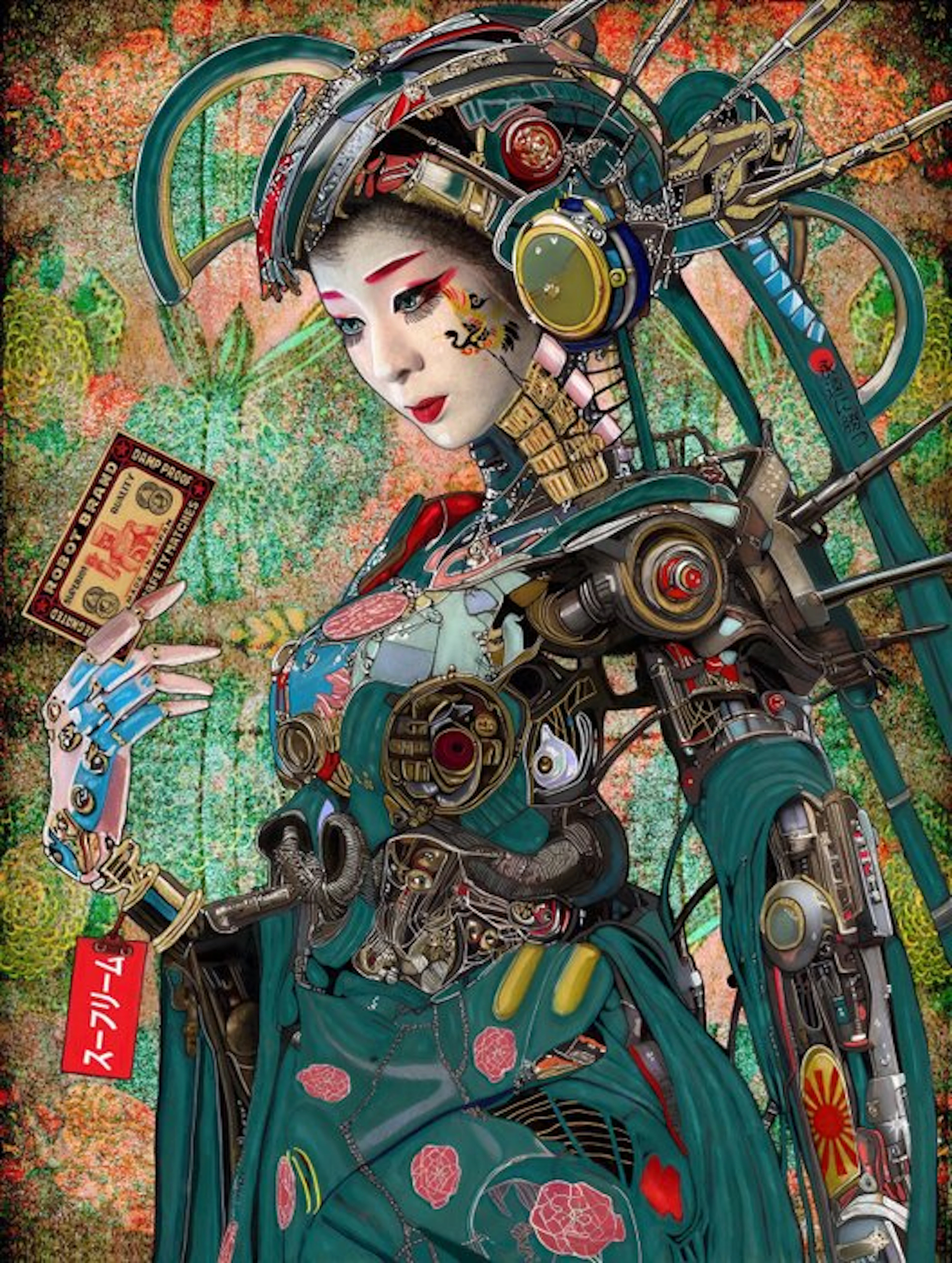 Carlotta Baldazzi - Geisha robotica