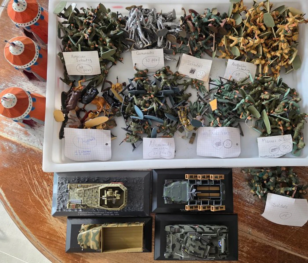 Figure - Lot de +280 Figurines / Soldats (1/32 - 54mm) WW2