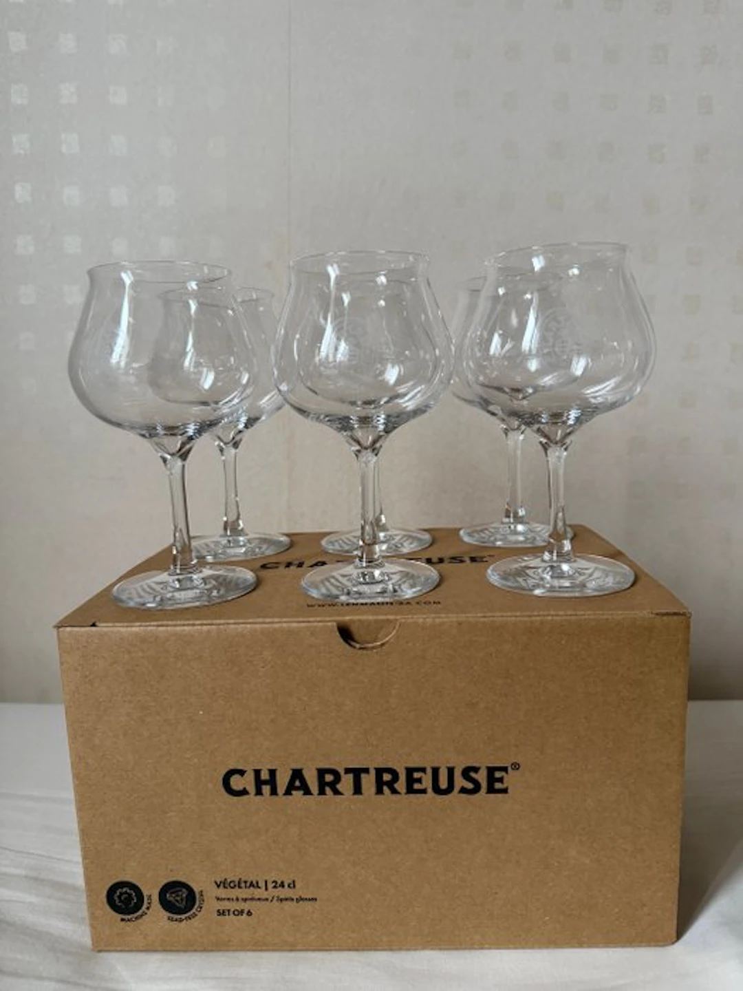 Chartreuse - Lehmann Crystal Glass - 24cl - 6 Glasses