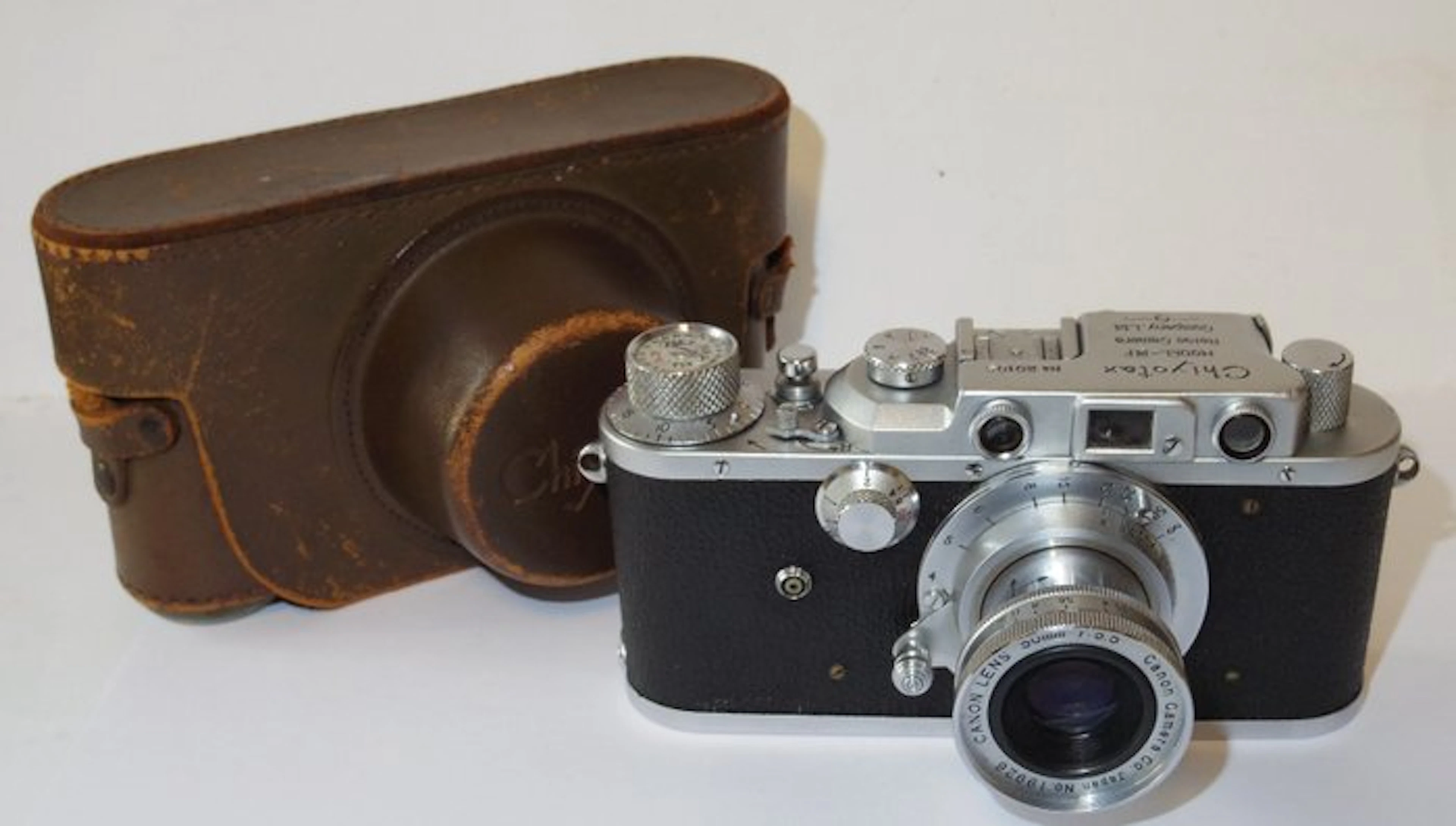 ChiyoTax IIIF Leica copy - rare - 1954 - Canon 3.5/50mm...
