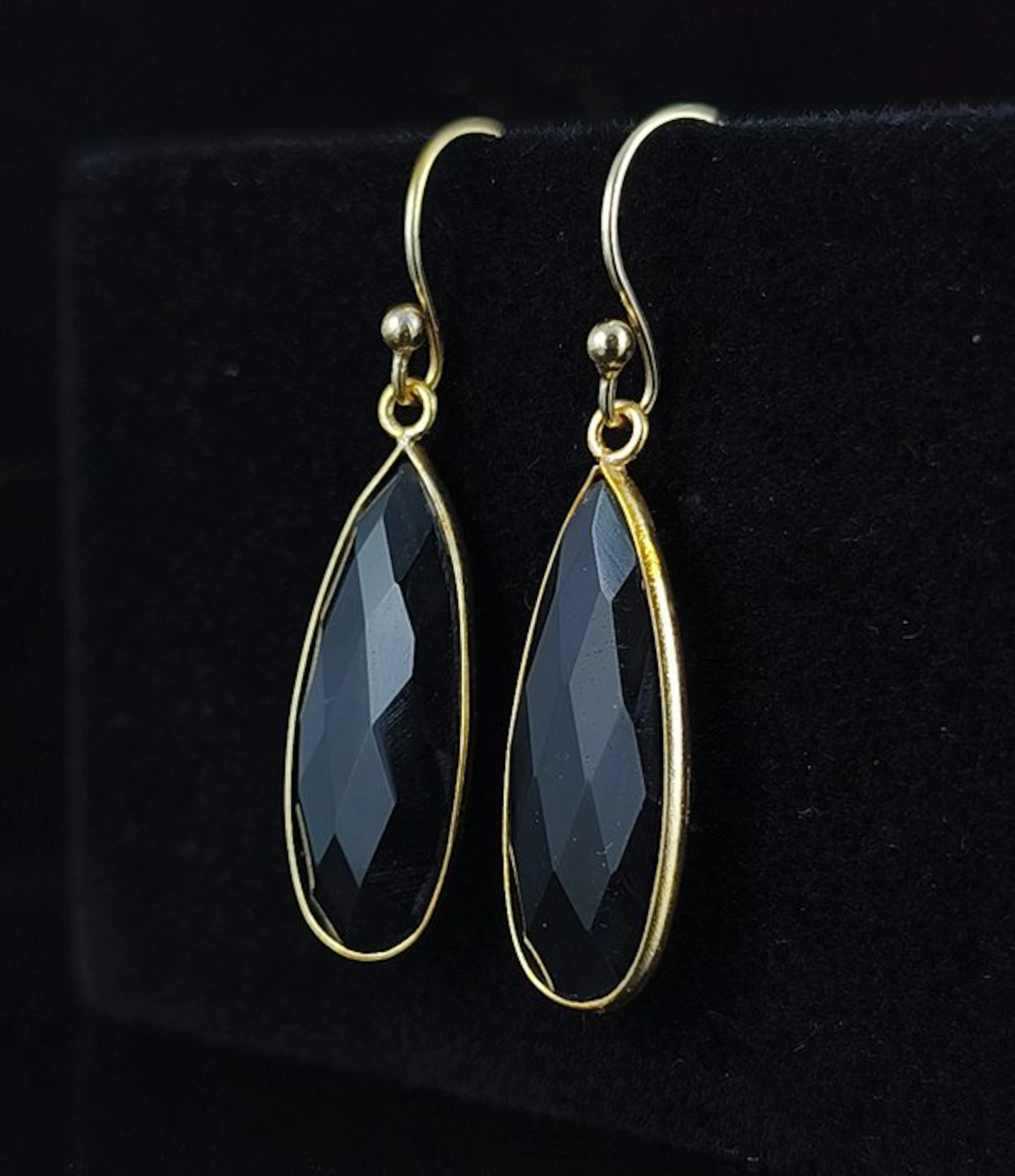 Silver - Earrings - Onix Sterling Silver 925