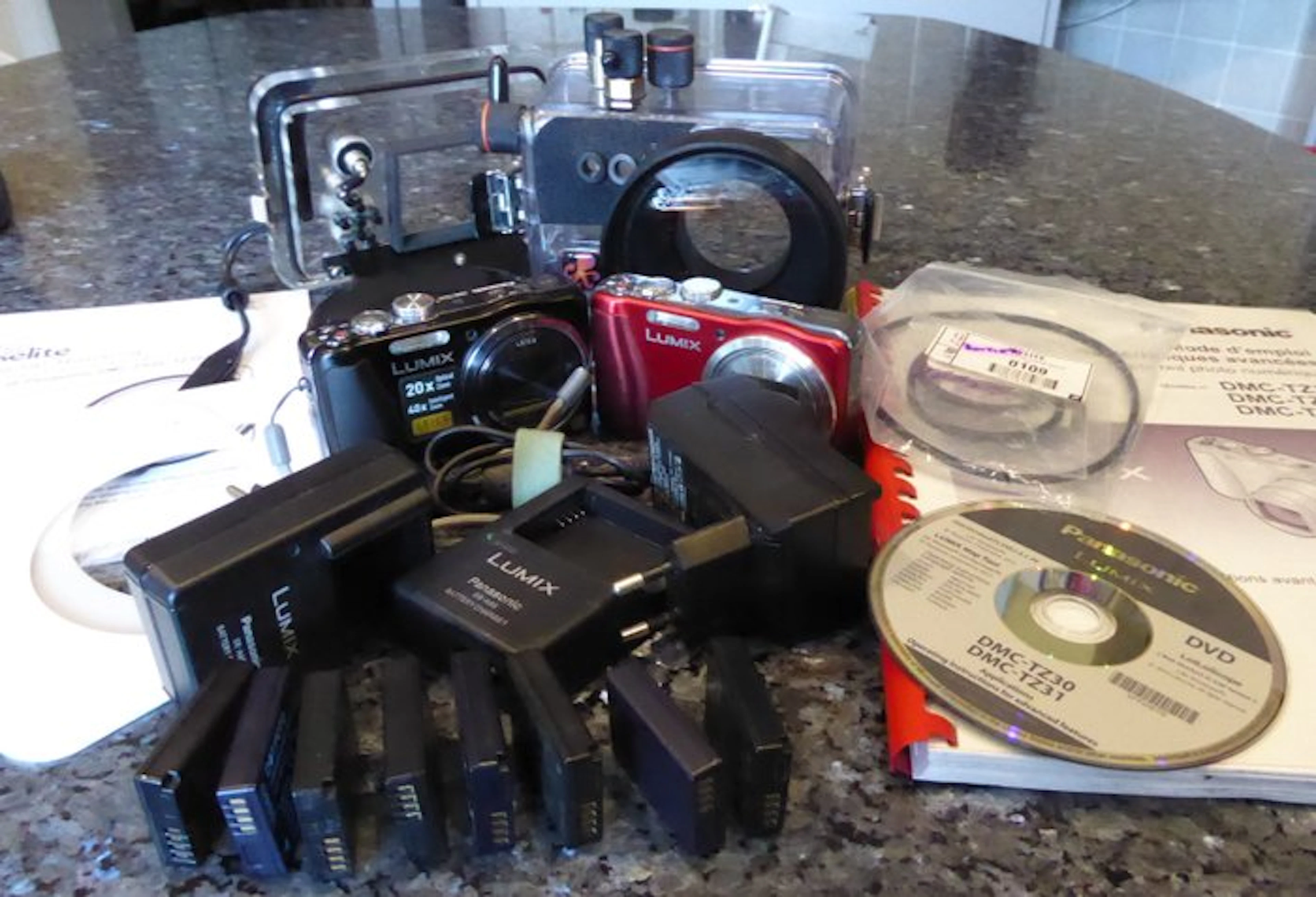 Panasonic DMC-TZ30 complete Underwater camera