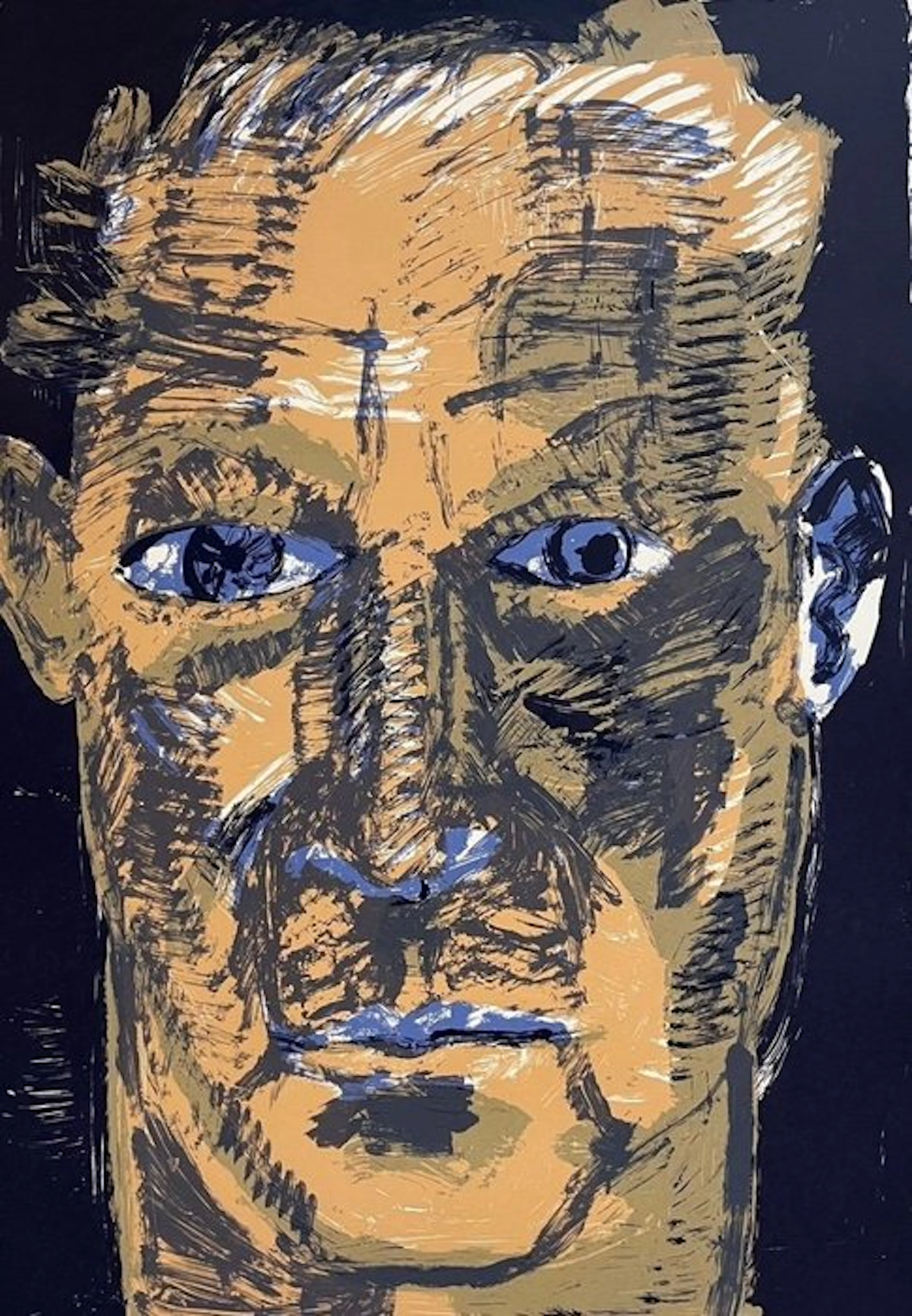 Rainer Fetting (1949) - "Selbst" (Kopfschmerz)