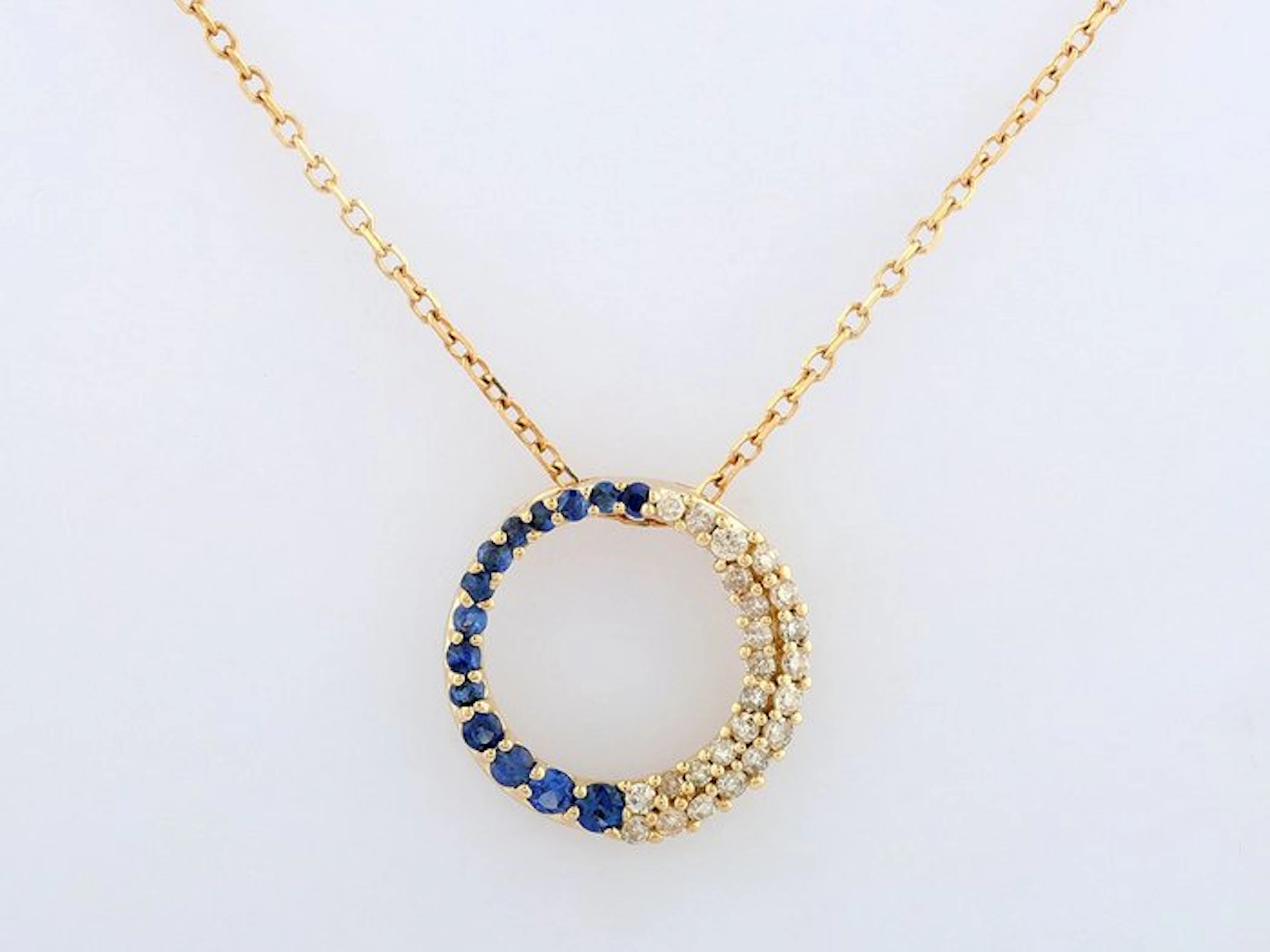 No reserve price - Necklace with pendant - 14 kt