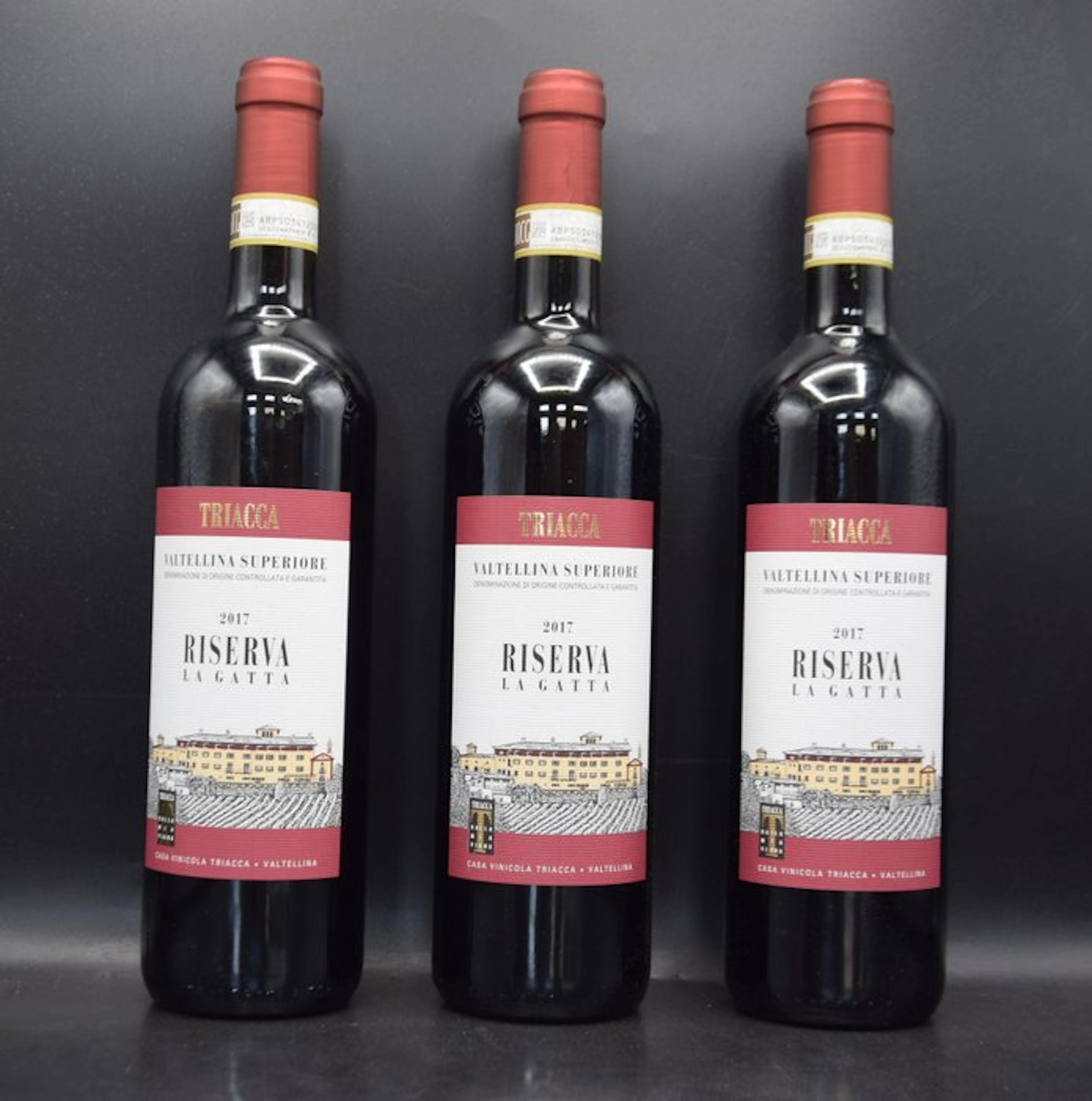 2017 Triacca, "La Gatta" - Valtellina Superiore, Riserva - 3 Bottles (0.75L)