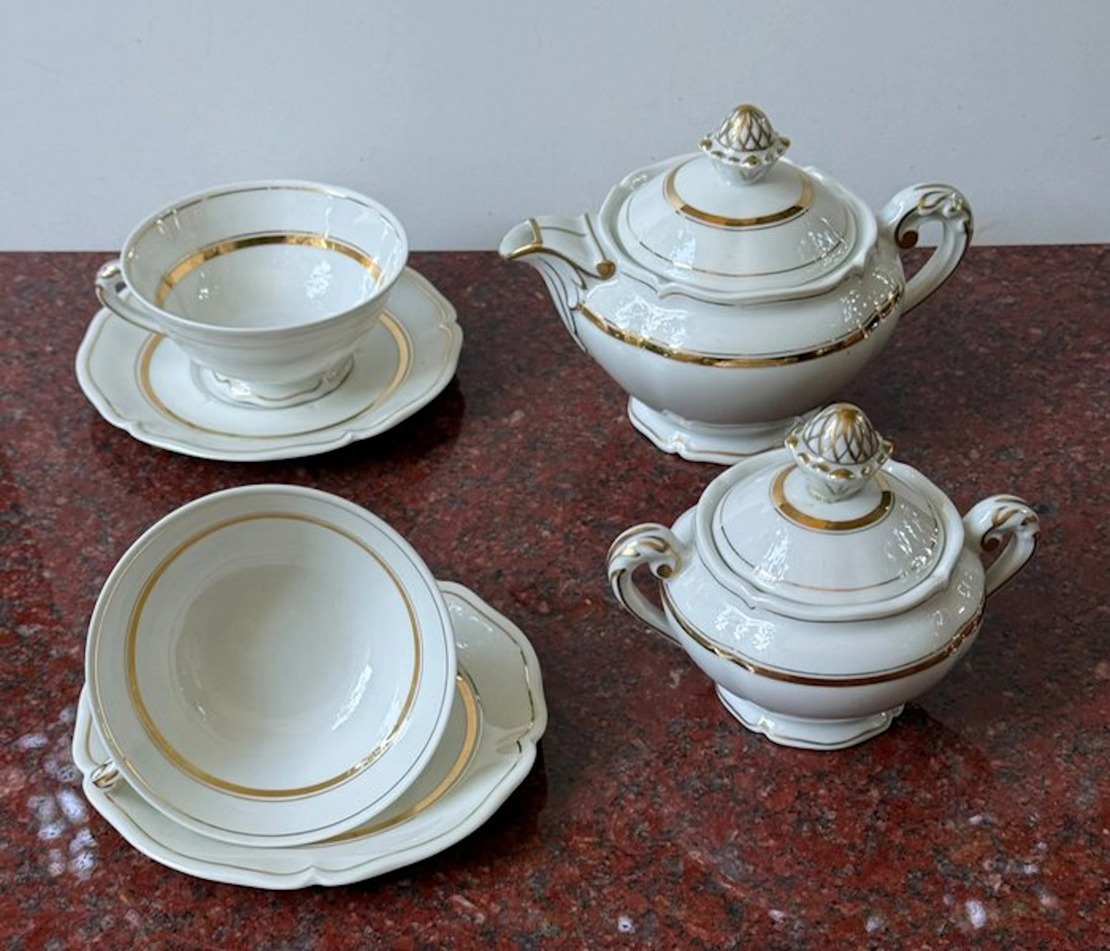 Tea service - Porcelain - ANC. FABRIQUE ROYALE – LI