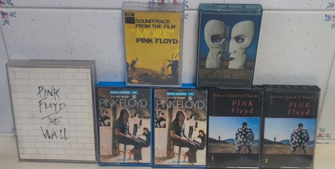 Pink Floyd - Collection of 7 x tapes (inc