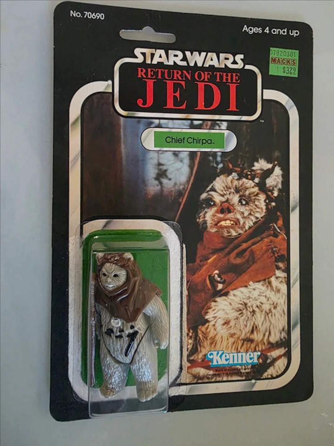 Kenner - Action figure Star Wars 1984 Original Card Chief...