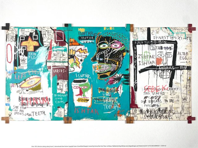 Jean-Michel Basquiat (1960-1988) - Ishtar - Artestar licensed print - COA
