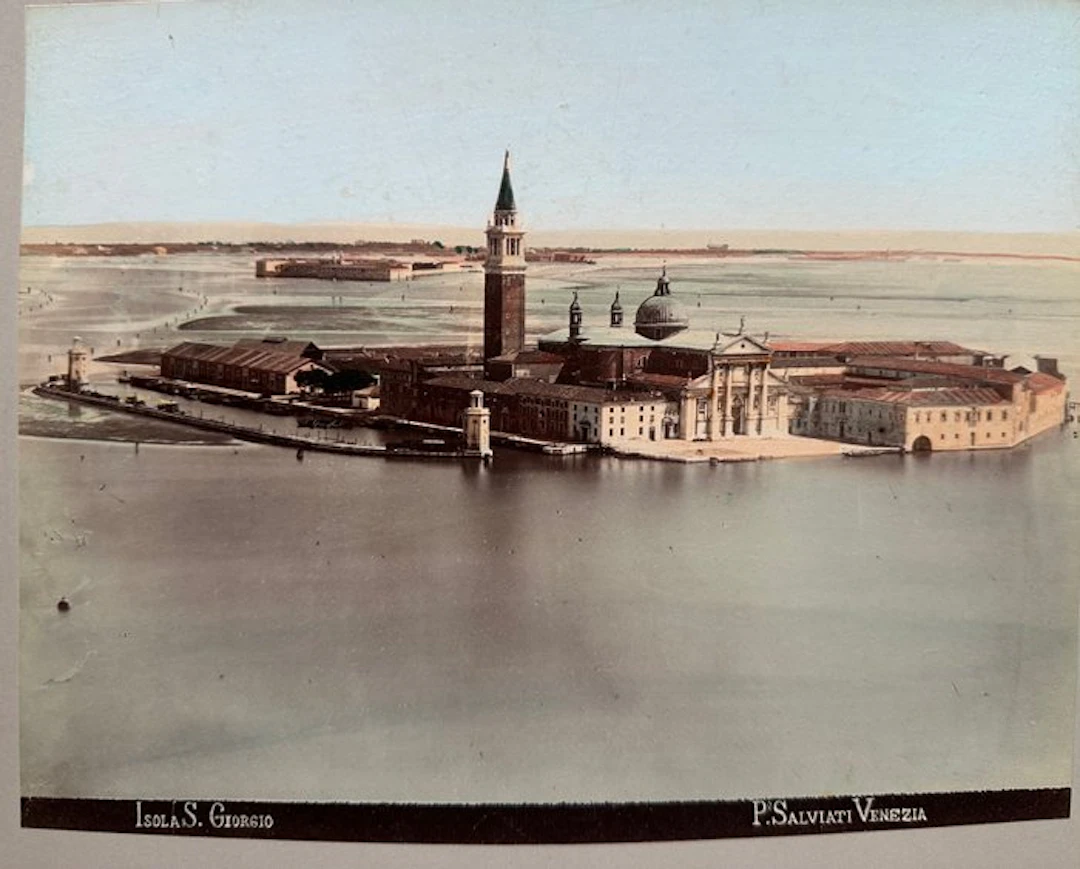 P. Salviati - Venezia - Coppia di fotografie antiche dell’800