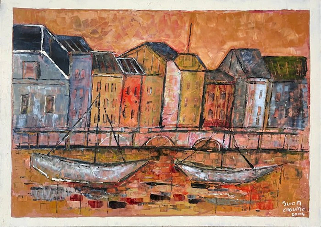 French school (XX) - Le port