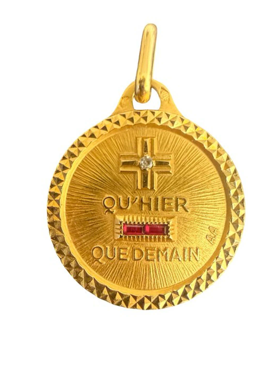 No reserve price - A. Augis - Pendant - 18 kt. Yellow gold