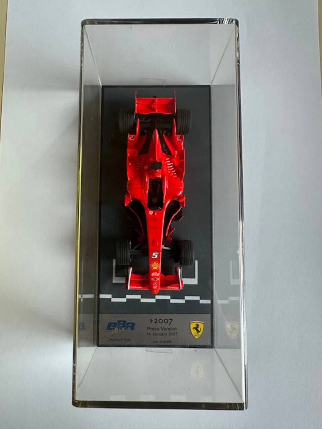 BBR Models 1:43 - Model race car - Ferrari F2007 Press Version