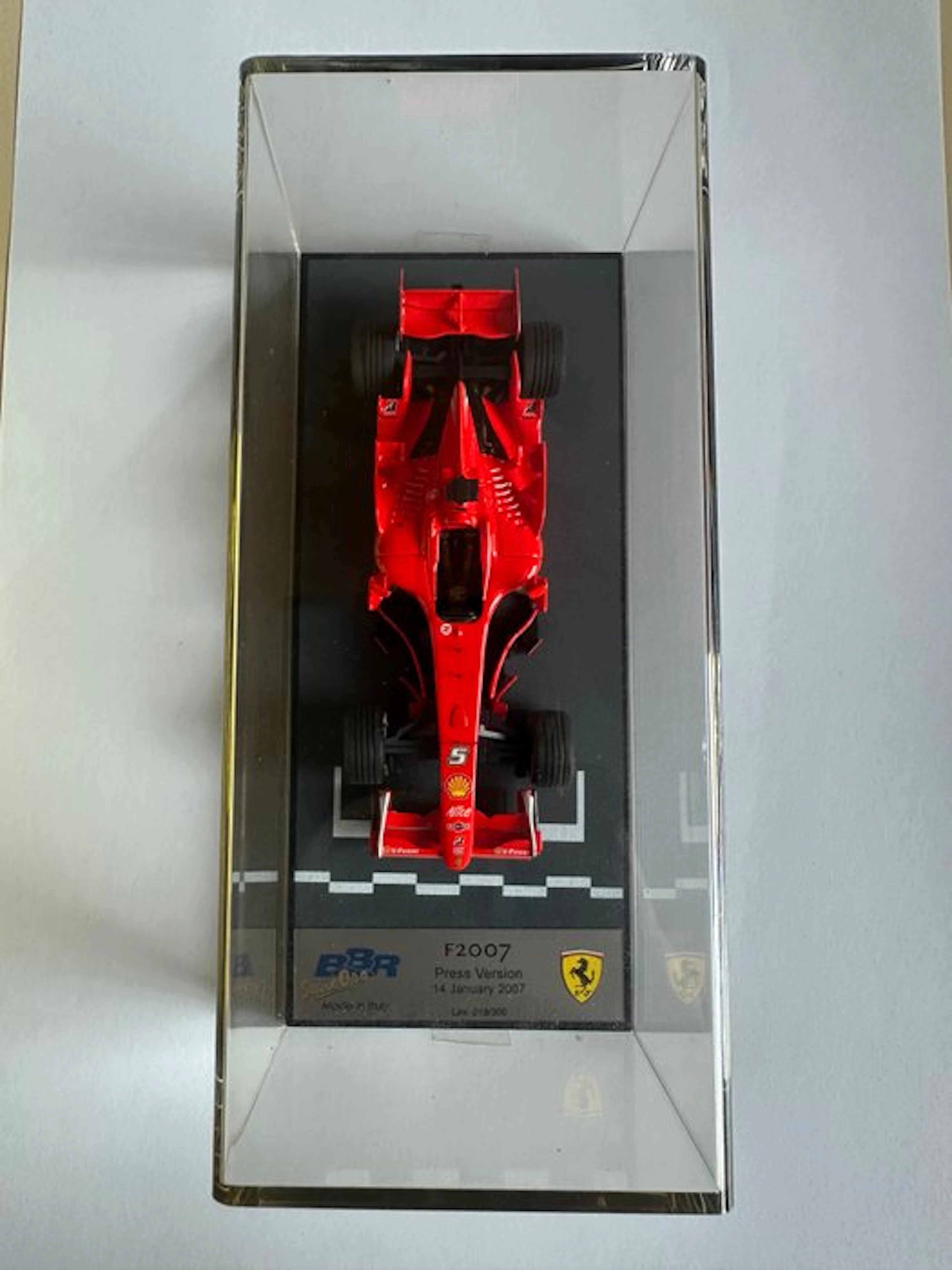 BBR Models 1:43 - Model race car - Ferrari F2007 Press Version