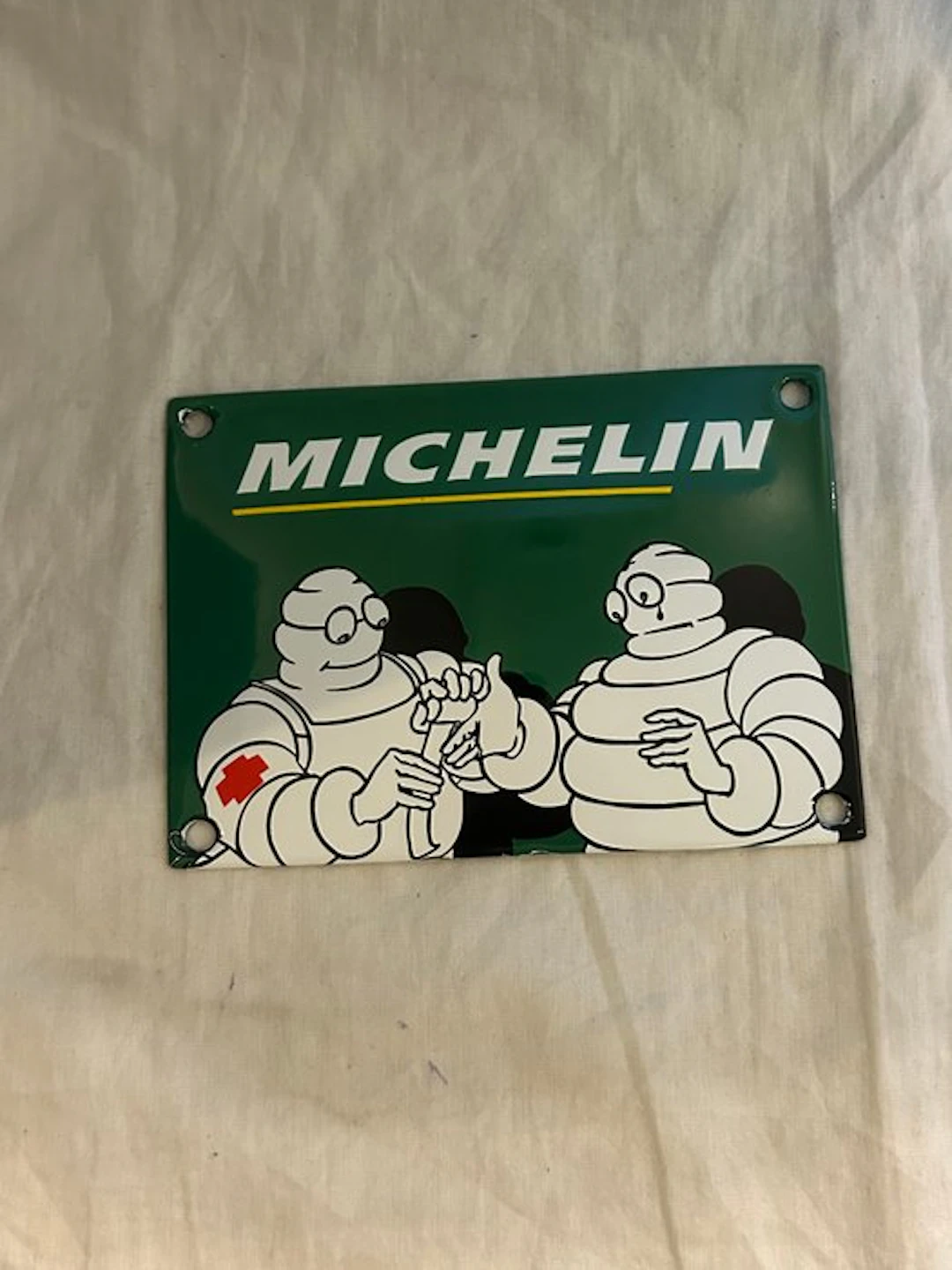 Enamel border - Michelin - Enamel sign - Enamel