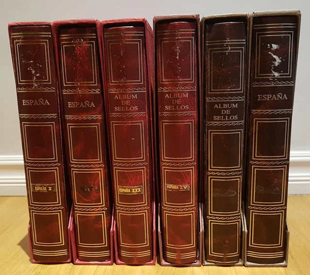 Spain 1975/1999 - Complete collection in sets of 4 across 6 albums.