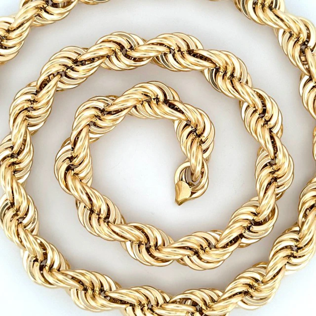 Necklace - 18 kt. Yellow gold - Family Gold - 60 cm