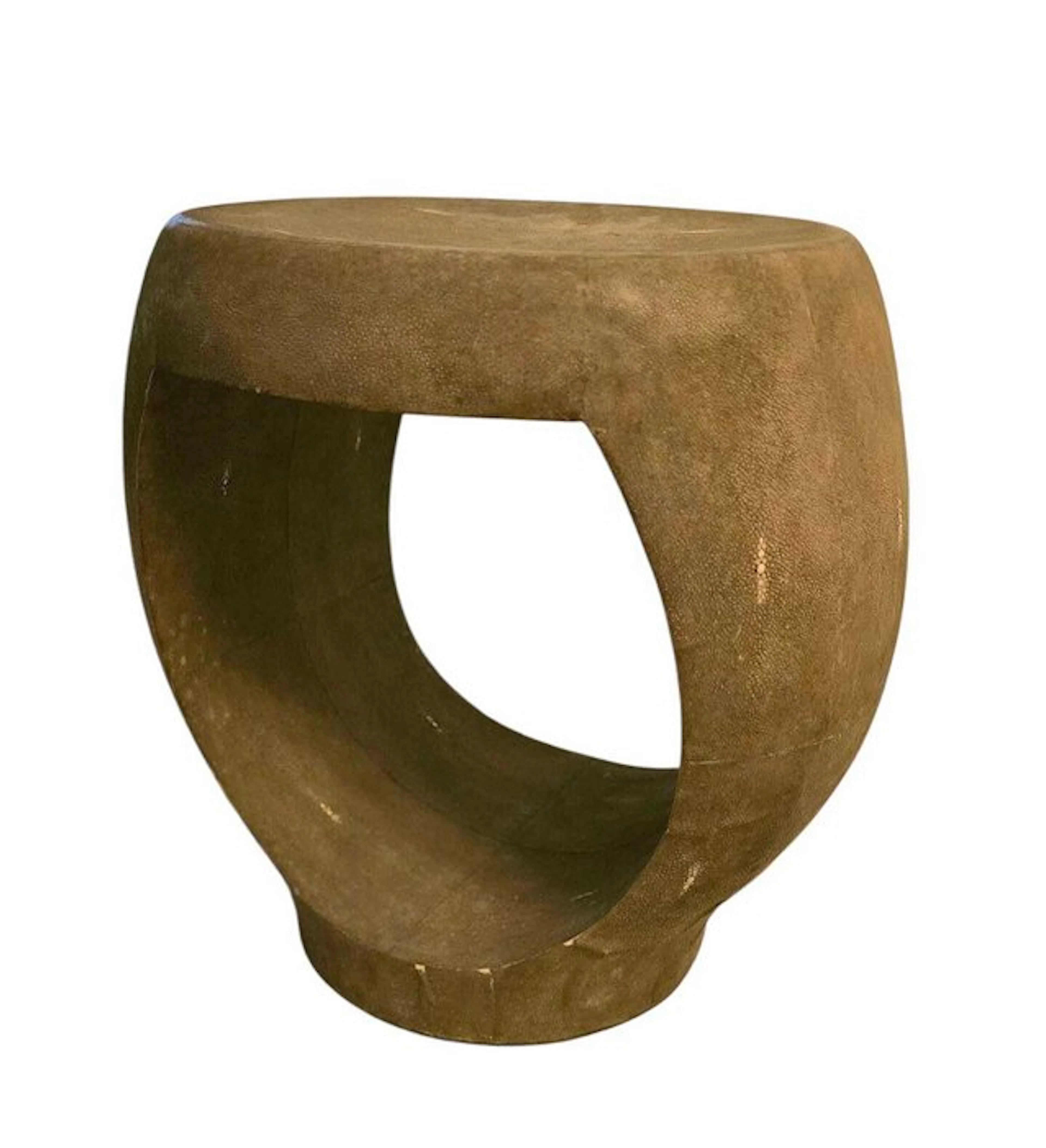 Stool - shagreen - Art Deco stool
