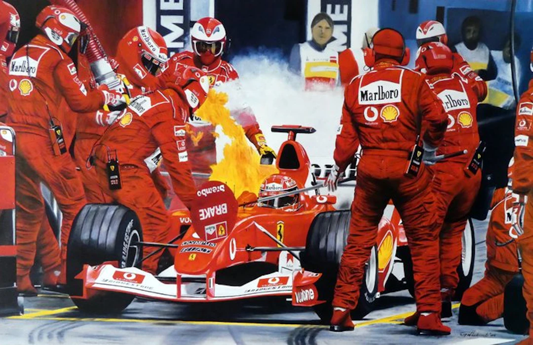 G.W.Lubach - "Who is the Iceman" Schumacher's Ferrari...