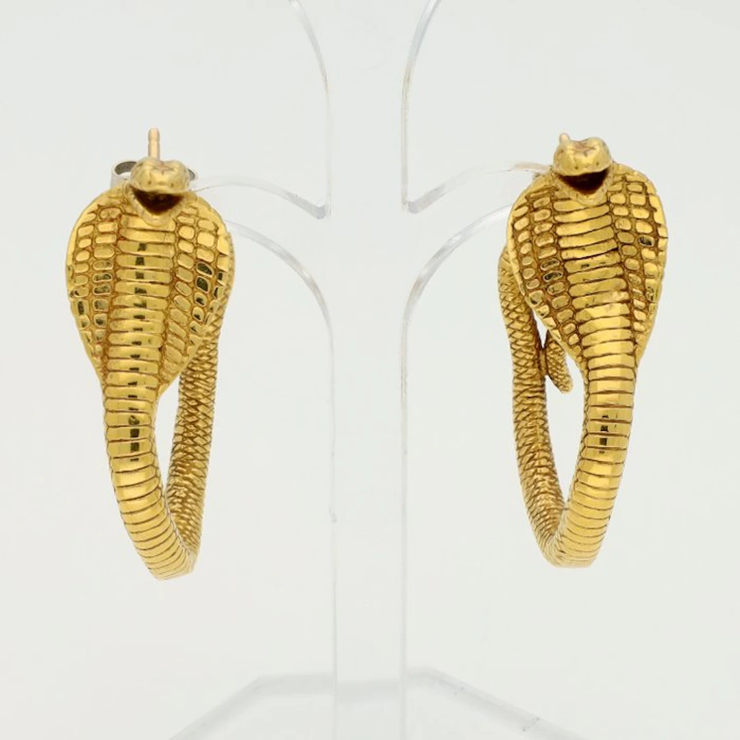Earrings - 18 kt. Yellow gold