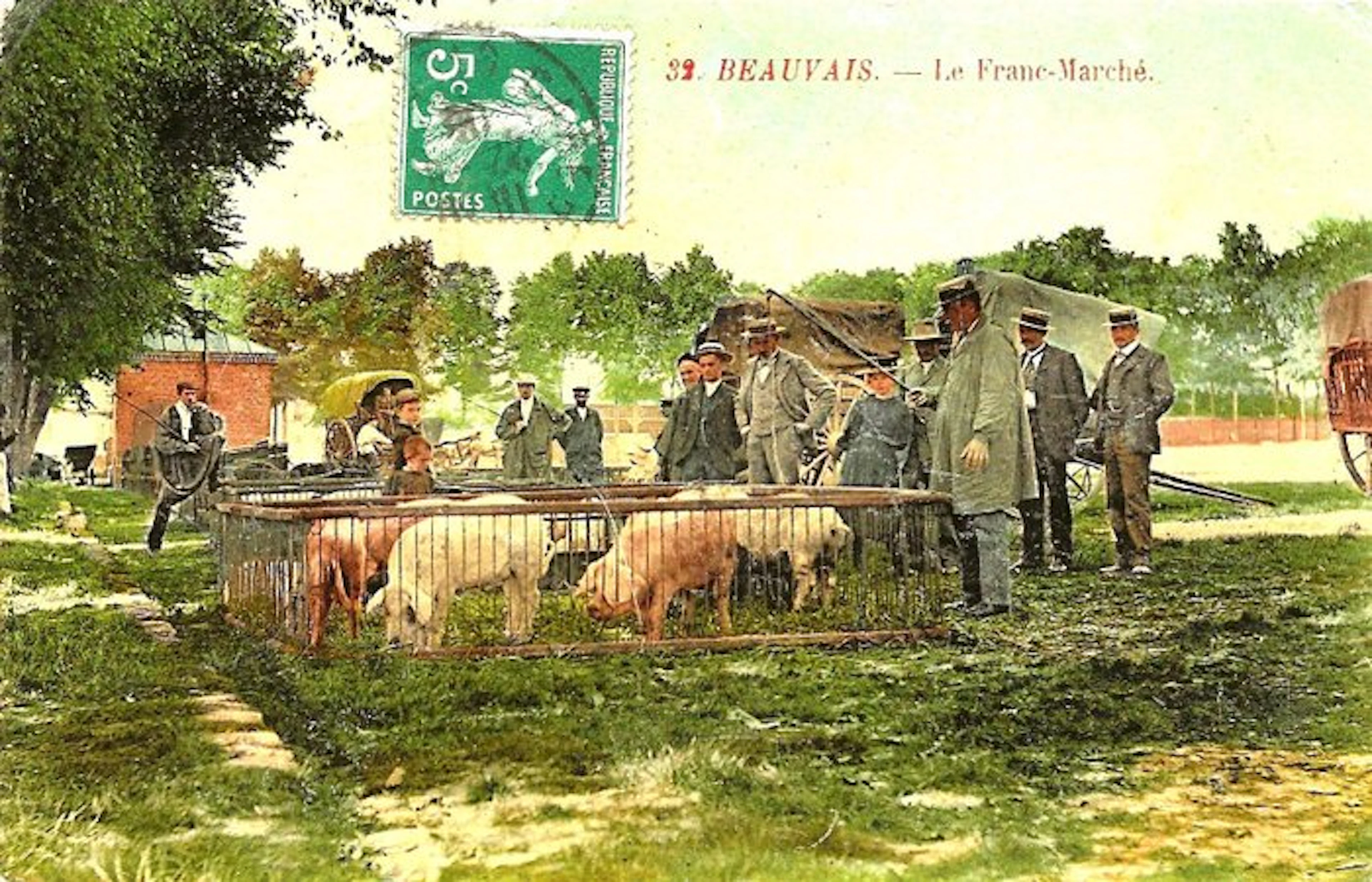 France - Selection of beautiful antique postcards of France (60)