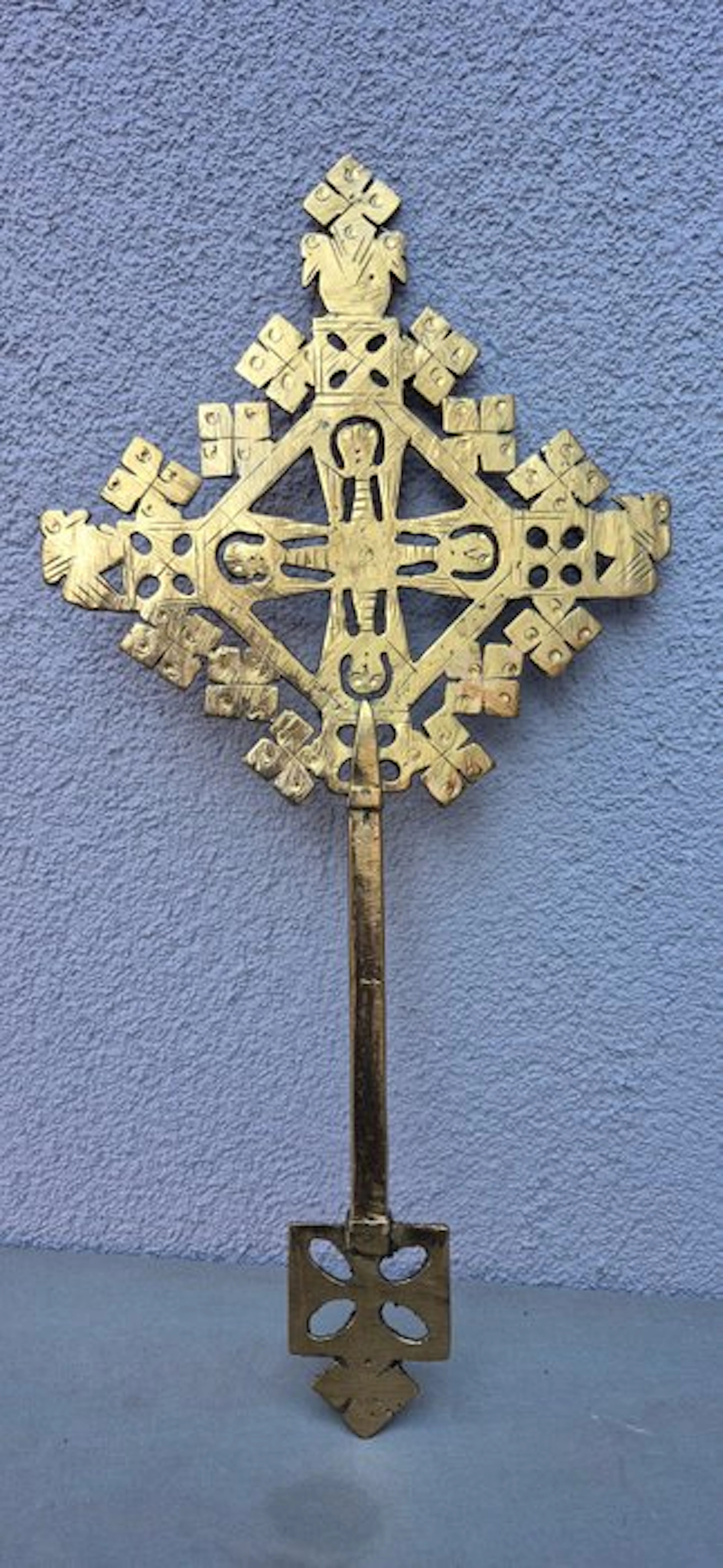 Cross - Ethiopia - processional altar cross (No reserve price)