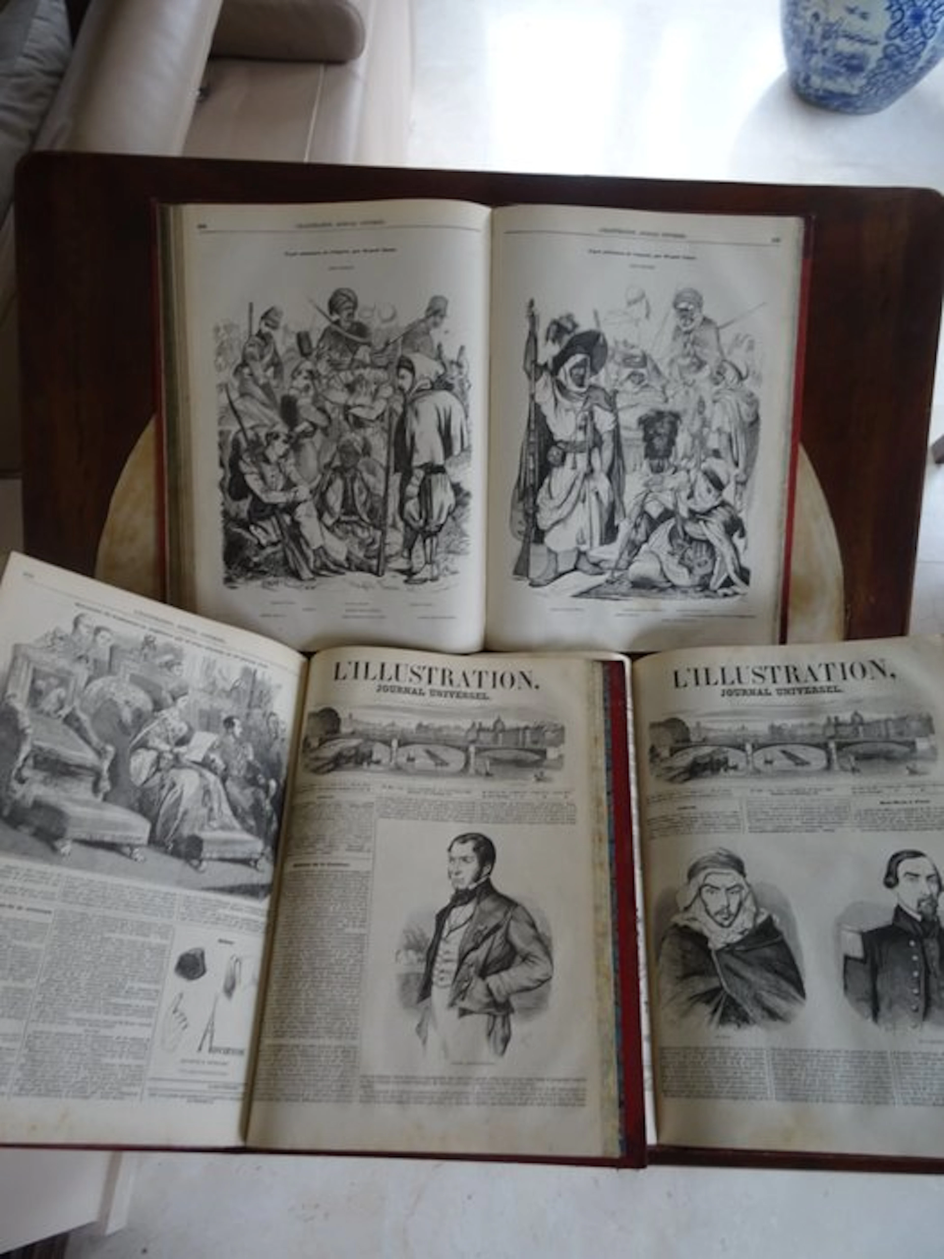 Collectif - 3 Albums "L'illustration" - 1846-1847