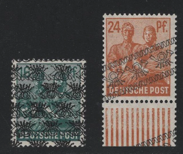 Bizone 1948 - Two imprint variants