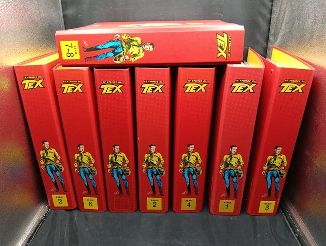 Tex - Strisce anastatiche - (18 serie complete) con raccoglitore - 168 Comic