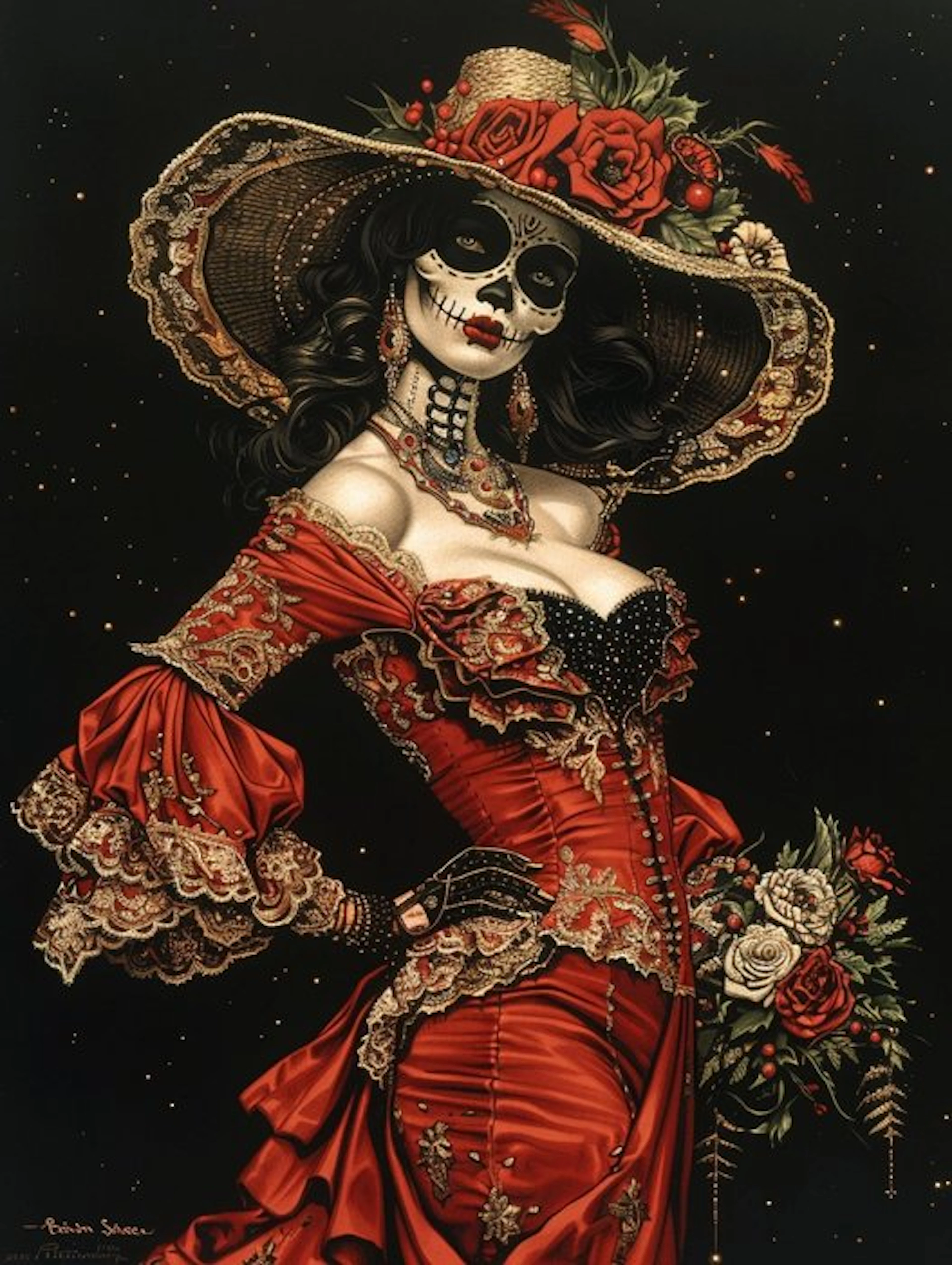 CREATIVE_HUB - Sensual mexican calavera woman 2