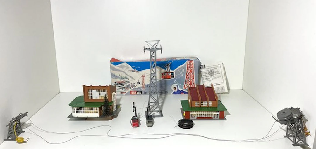 Brawa H0 - 6200 - Model train scenery (1) - Cable car...