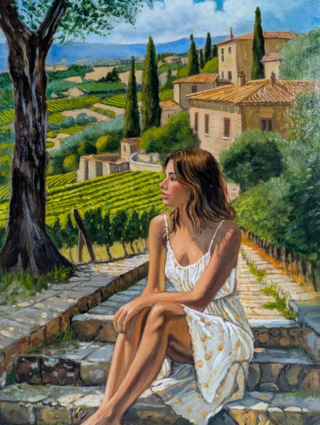 Valerio Altamira (XX-XXI) - "Ragazza in collina^