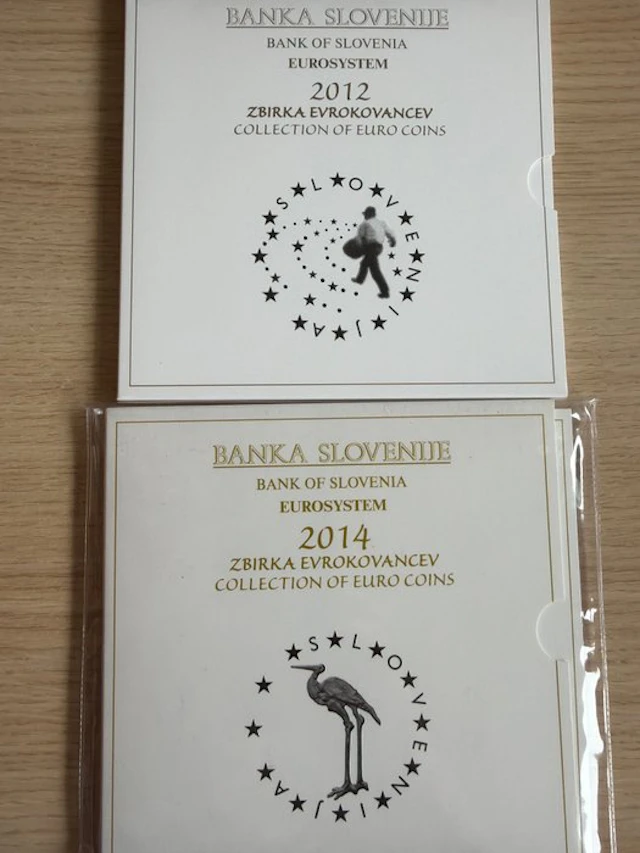 Slovenia. Year Set (BU) 2012/2014 (2 sets) (No reserve price)