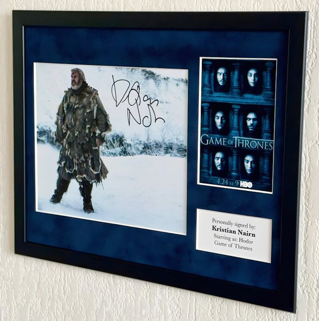 Game of Thrones - Kristian Nairn (Hodor) Premium Framed