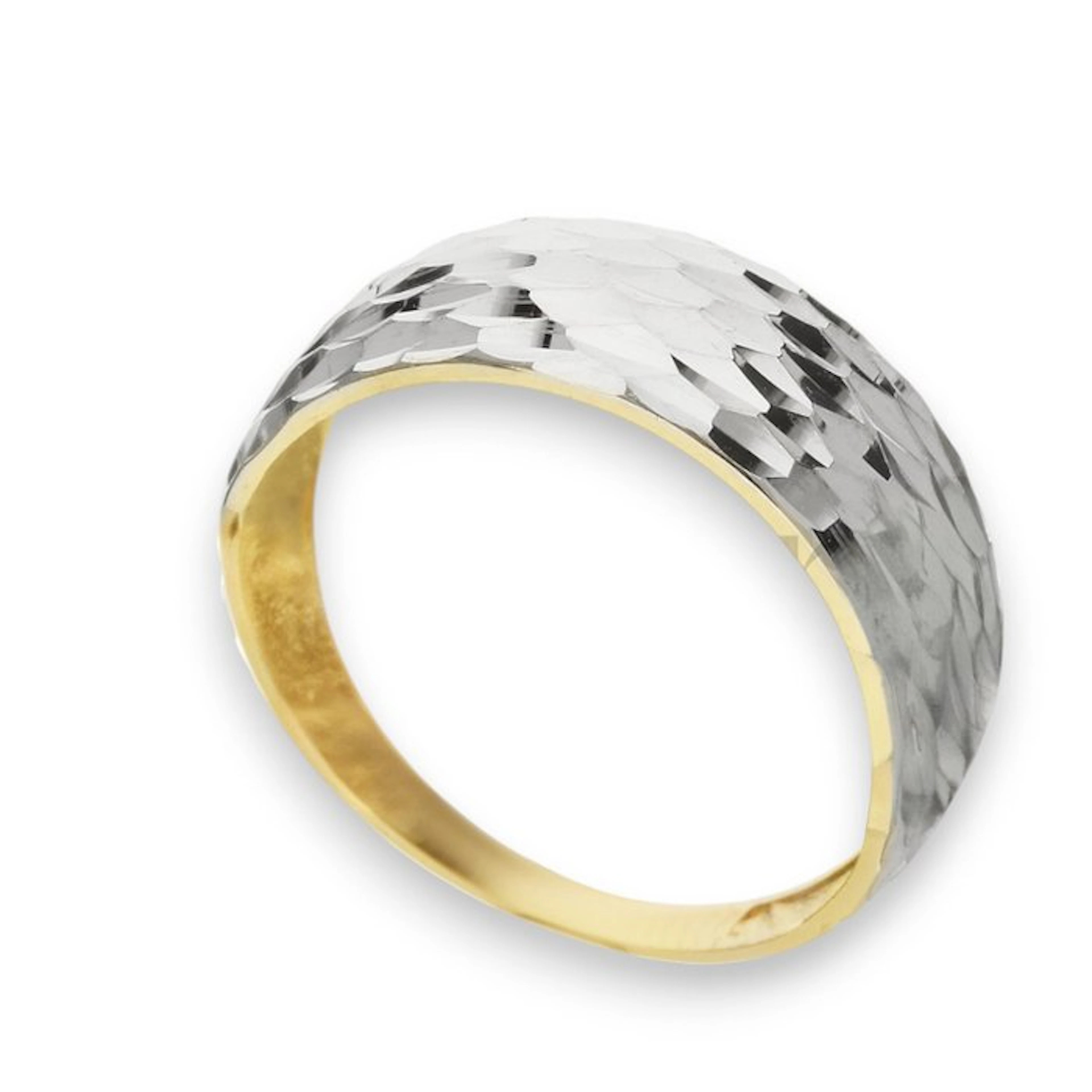 Ring - 18 kt. Yellow gold, White gold - Ring 18k 2.5 g Unisex