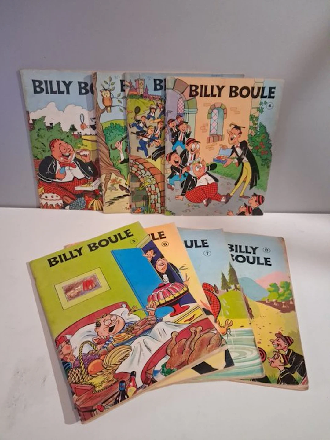 Billy Boule T1 à T8 - Série complète - 8x B - 8 Album - First edition - 1960