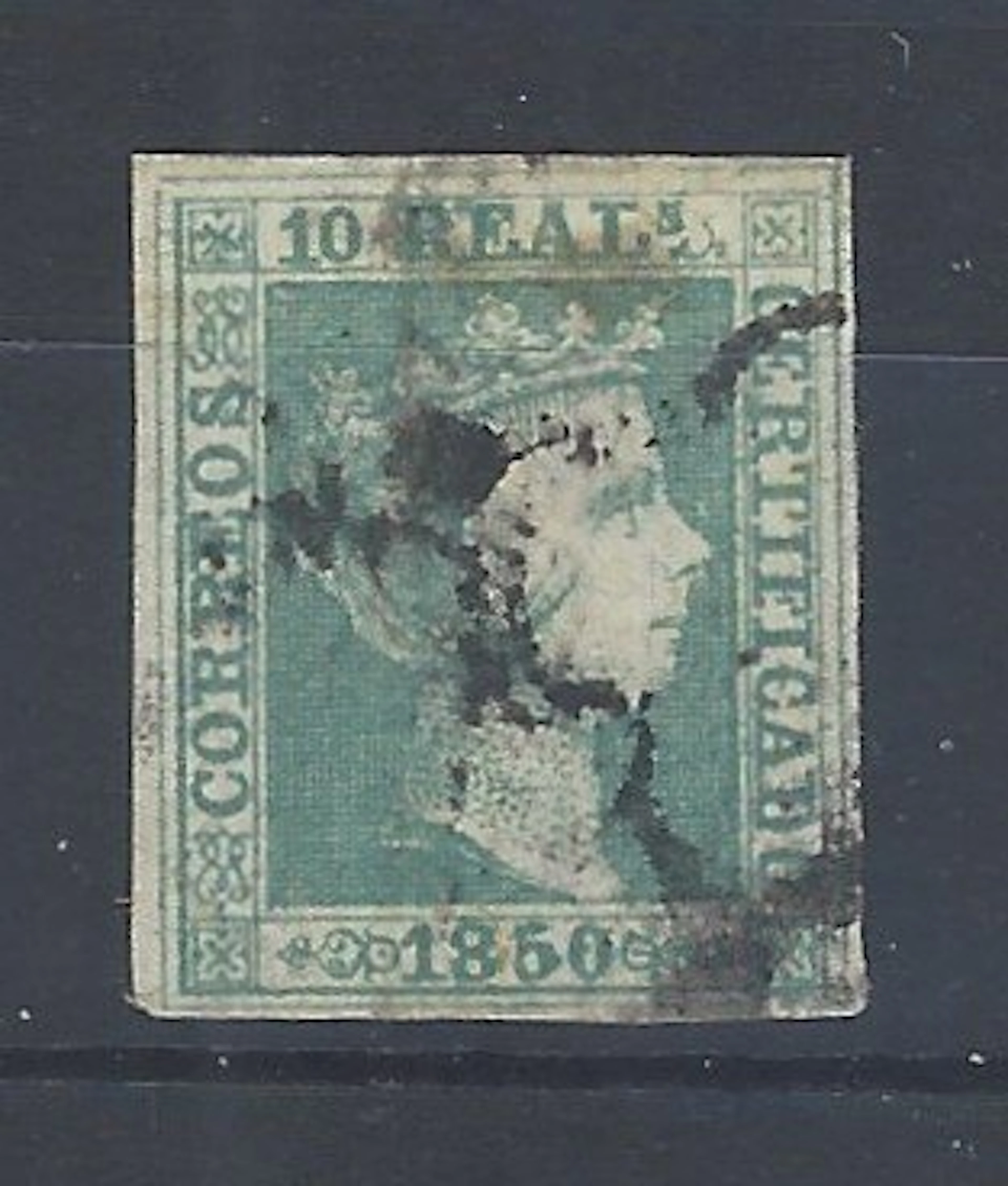 Spain 1850 - 10 Reales, Queen Isabella II - Edifil nº 5