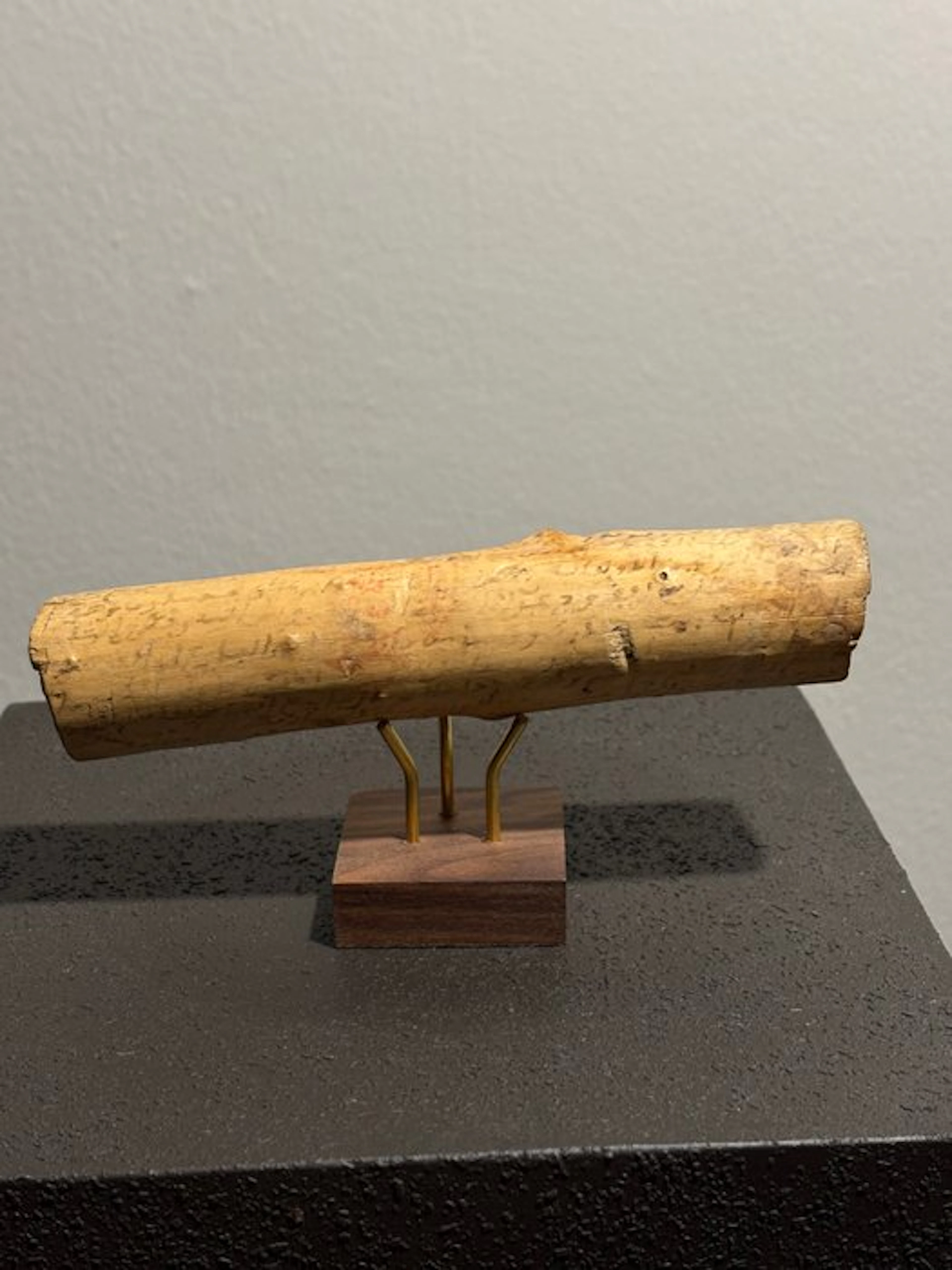 Berber marriage contract on wood with stamp - Wood...
