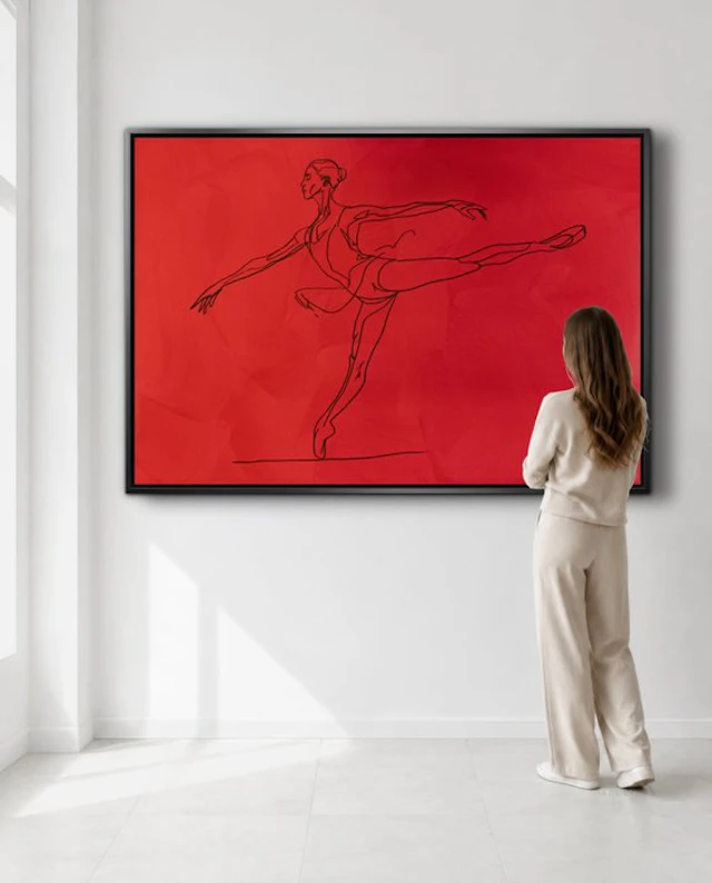 SOFIA BELLINI - RED BALLERINA - XXL