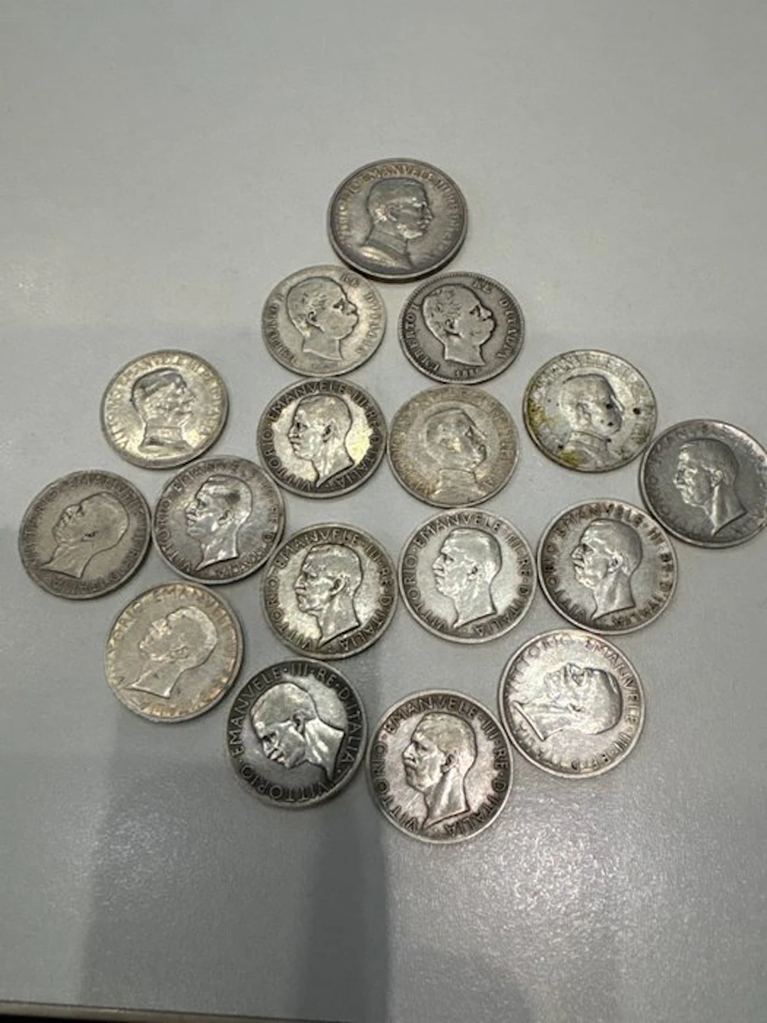 Italy. Umberto I (1878-1900) e altro. Lotto 17 argenti (No reserve price)