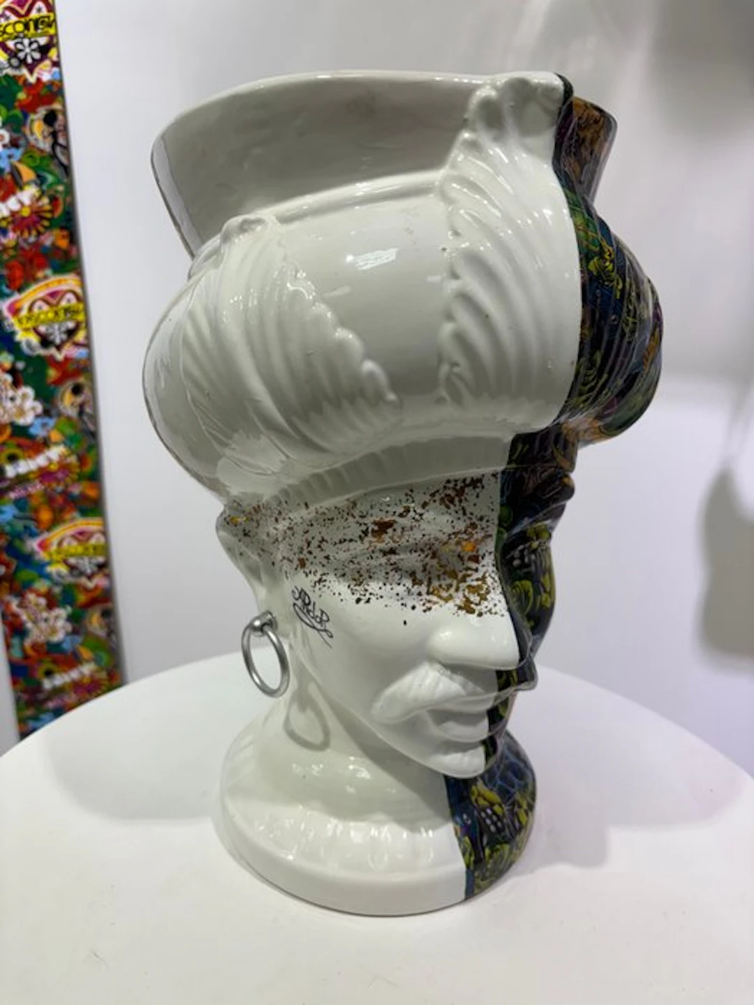 Ardor - Ardor - Vase - Biscuit porcelain - Testa di Moro Space