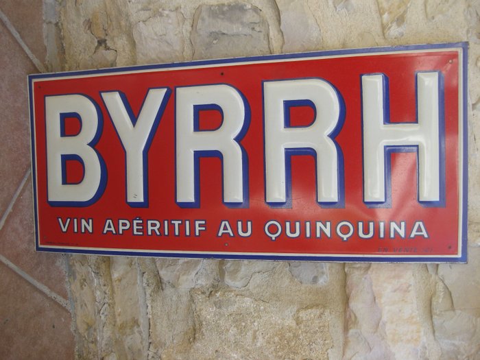 Byrrh - De Andreis Marseille - Advertising sign - lithographed tinplate