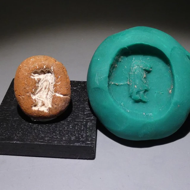 Ancient Egyptian Terracotta Mould for making Taweret goddess