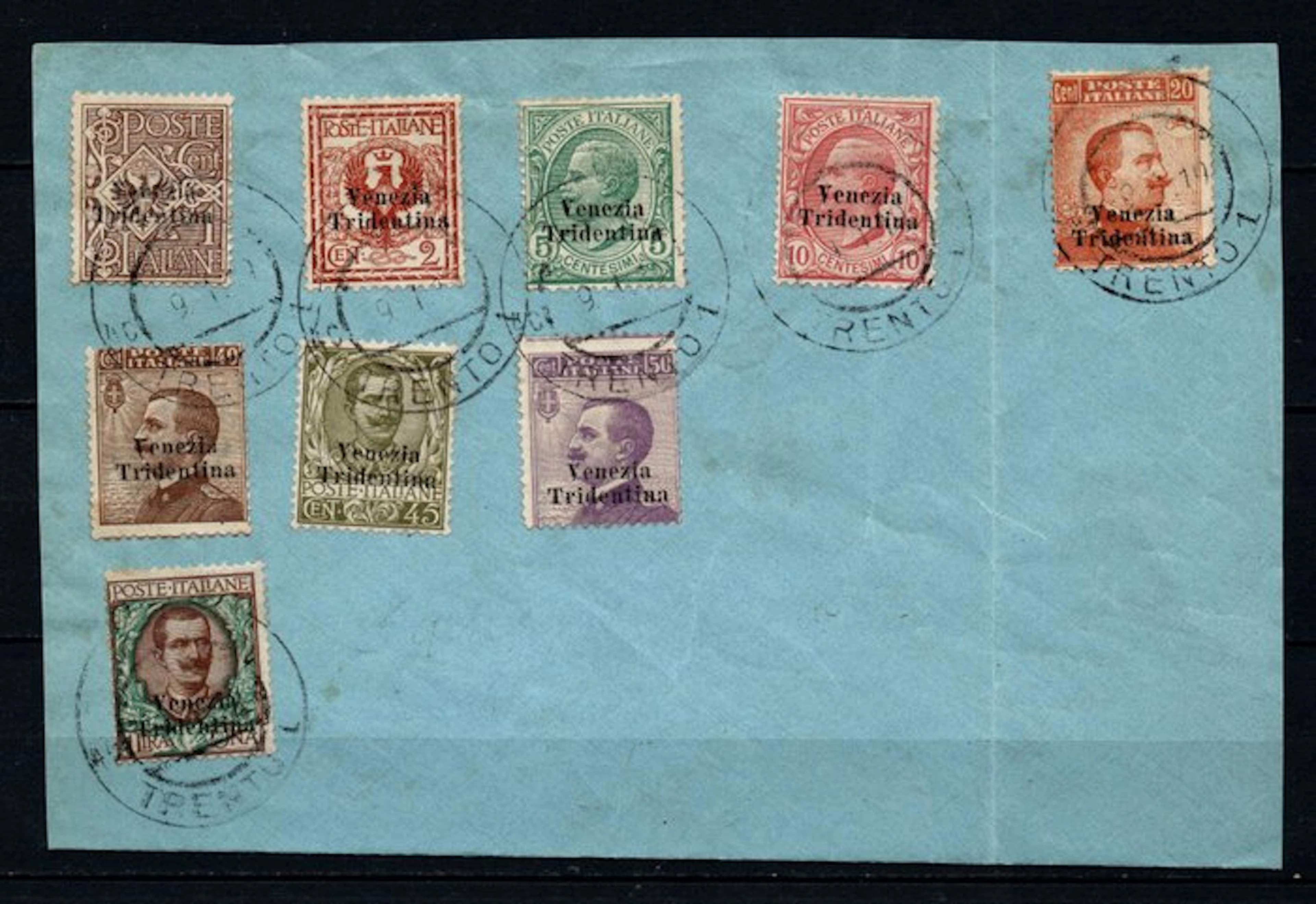 Italy - Trentino 1918 - Frontispiece with the complete...