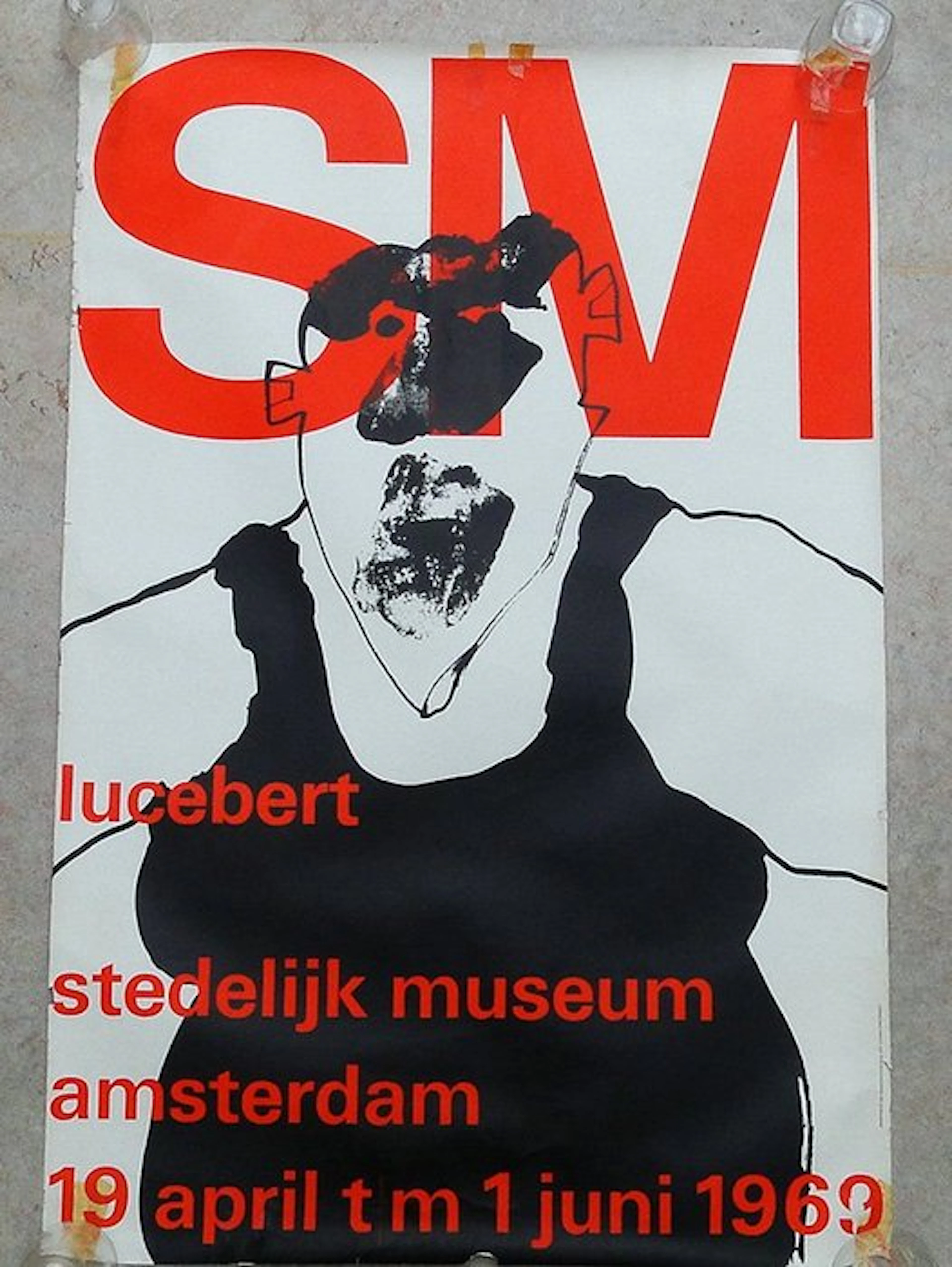 Wim Crouwel, Lucebert - Lucebert Stedelijk Museum Amsterdam 1969 - 1960s