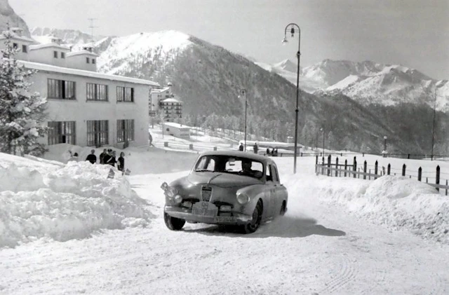 Alfa Romeo 1900Ti #98 - Edgar Berney - Sestriere Rally...